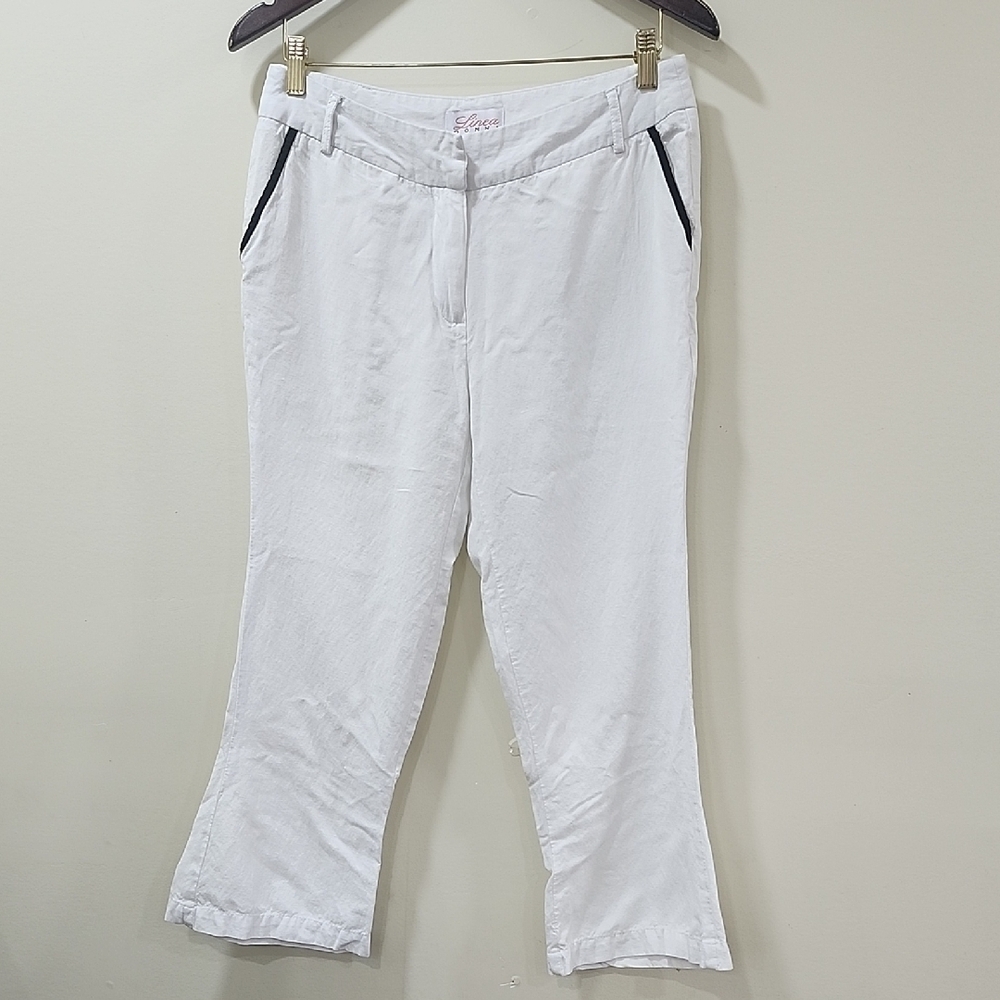 Ecco Women's White Cropped Pants